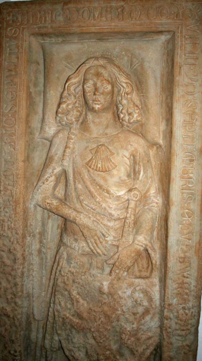 Grabplatte Ludig IV. von Thüringen