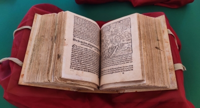 Hans Stadens Reisebuch wurde in 2. Auflage im Jahr 1557 in Marburg gedruckt. Es gehörte Lamprecht Distelmeyer (1522-1588), der es vermutlich auf der Frankfurter Buchmesse erwarb. Zur Zeit wird es im Wolfhager Museum ausgestellt!